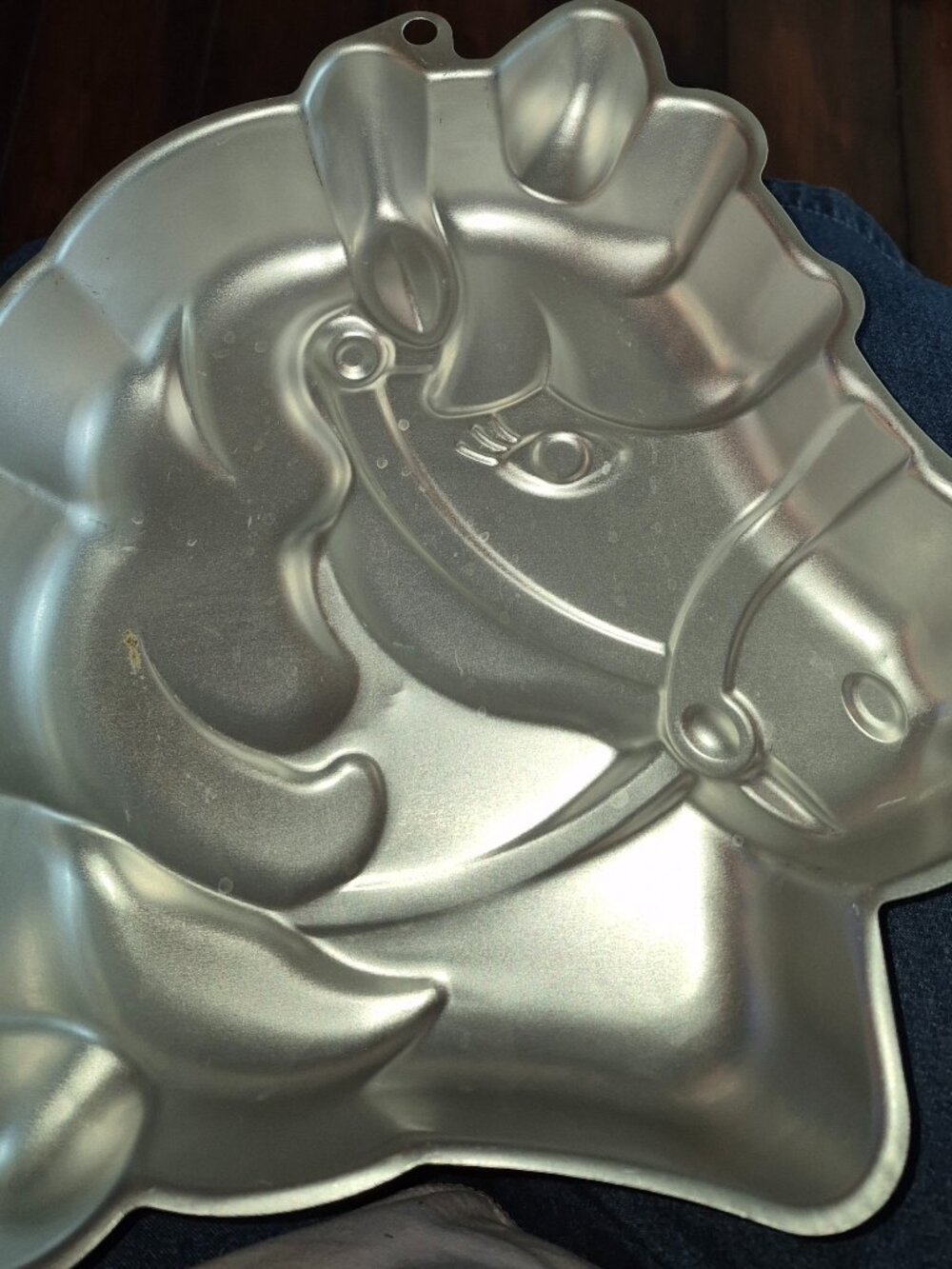 Wilton Party Pony Horse Unicorn Cake Pan Aluminum Birthday Race Day Cute GC